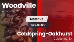 Matchup: Woodville High vs. Coldspring-Oakhurst  2017