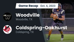 Recap: Woodville  vs. Coldspring-Oakhurst  2023