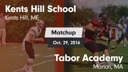 Matchup: Kents Hill School vs. Tabor Academy  2016