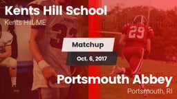Matchup: Kents Hill School vs. Portsmouth Abbey  2017
