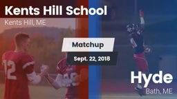 Matchup: Kents Hill School vs. Hyde  2018