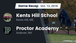 Recap: Kents Hill School vs. Proctor Academy  2018
