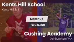 Matchup: Kents Hill School vs. Cushing Academy  2018