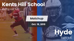 Matchup: Kents Hill School vs. Hyde  2019