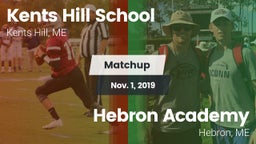 Matchup: Kents Hill School vs. Hebron Academy  2019