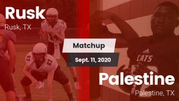 Matchup: Rusk  vs. Palestine  2020