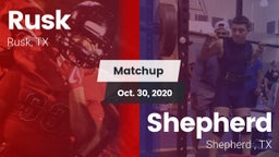 Matchup: Rusk  vs. Shepherd  2020