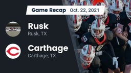 Recap: Rusk  vs. Carthage  2021