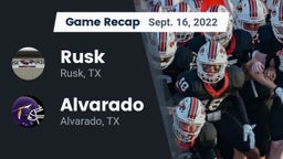 Recap: Rusk  vs. Alvarado  2022