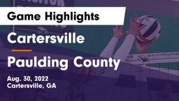 Cartersville  vs Paulding County  Game Highlights - Aug. 30, 2022