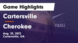 Cartersville  vs Cherokee  Game Highlights - Aug. 25, 2022