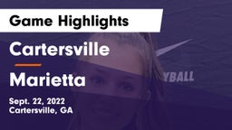 Cartersville  vs Marietta  Game Highlights - Sept. 22, 2022