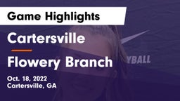 Cartersville  vs Flowery Branch Game Highlights - Oct. 18, 2022