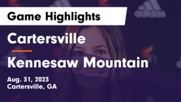 Cartersville  vs Kennesaw Mountain  Game Highlights - Aug. 31, 2023