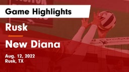 Rusk  vs New Diana  Game Highlights - Aug. 12, 2022