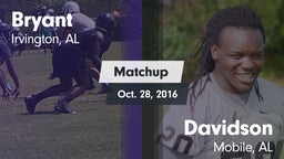 Matchup:  Bryant  vs. Davidson  2016