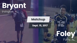 Matchup:  Bryant  vs. Foley  2017