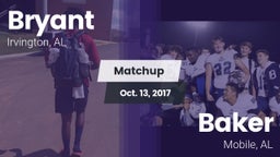 Matchup:  Bryant  vs. Baker  2017