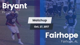 Matchup:  Bryant  vs. Fairhope  2017