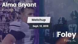 Matchup: Alma Bryant vs. Foley  2019