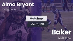 Matchup: Alma Bryant vs. Baker  2019