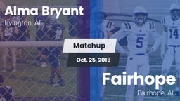 Matchup: Alma Bryant vs. Fairhope  2019