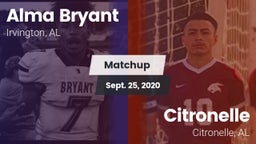 Matchup: Alma Bryant vs. Citronelle  2020