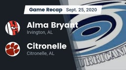 Recap: Alma Bryant  vs. Citronelle  2020