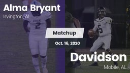 Matchup: Alma Bryant vs. Davidson  2020