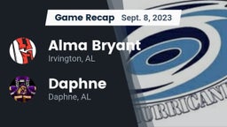 Recap: Alma Bryant  vs. Daphne  2023