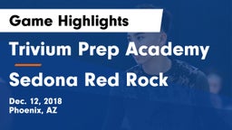Trivium Prep Academy vs Sedona Red Rock  Game Highlights - Dec. 12, 2018