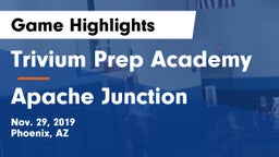 Trivium Prep Academy vs Apache Junction  Game Highlights - Nov. 29, 2019