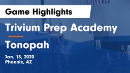 Trivium Prep Academy vs Tonopah  Game Highlights - Jan. 13, 2020