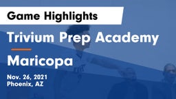 Trivium Prep Academy vs Maricopa  Game Highlights - Nov. 26, 2021