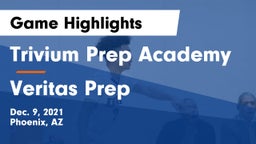 Trivium Prep Academy vs Veritas Prep  Game Highlights - Dec. 9, 2021