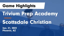 Trivium Prep Academy vs Scottsdale Christian Game Highlights - Jan. 21, 2022