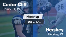 Matchup: Cedar Cliff High vs. Hershey  2016