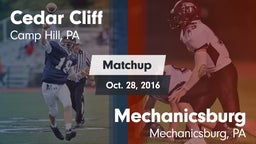 Matchup: Cedar Cliff High vs. Mechanicsburg  2016