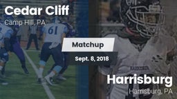 Matchup: Cedar Cliff High vs. Harrisburg  2018