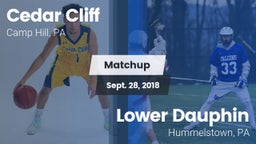 Matchup: Cedar Cliff High vs. Lower Dauphin  2018