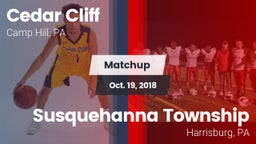 Matchup: Cedar Cliff High vs. Susquehanna Township  2018