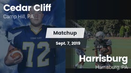 Matchup: Cedar Cliff High vs. Harrisburg  2019