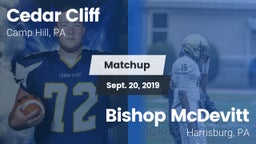 Matchup: Cedar Cliff High vs. Bishop McDevitt  2019