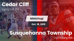 Matchup: Cedar Cliff High vs. Susquehanna Township  2019