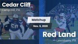 Matchup: Cedar Cliff High vs. Red Land  2020