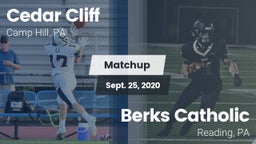 Matchup: Cedar Cliff High vs. Berks Catholic  2020