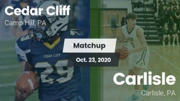 Matchup: Cedar Cliff High vs. Carlisle  2020