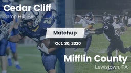 Matchup: Cedar Cliff High vs. Mifflin County  2020