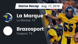Recap: La Marque  vs. Brazosport  2018