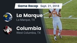 Recap: La Marque  vs. Columbia  2018